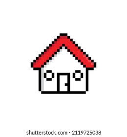  icono de arte de píxel casero vector 8 bits 