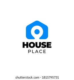house place logo template design