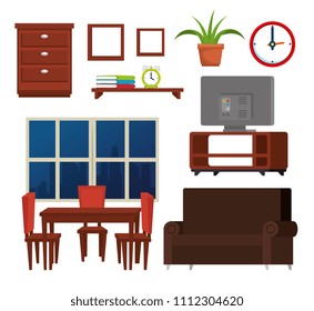 house place set icons