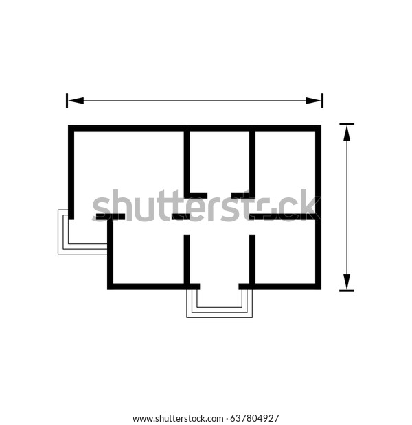 house-plan-icon-stock-vector-royalty-free-637804927