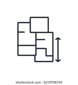 house plan icon collection .design style with background