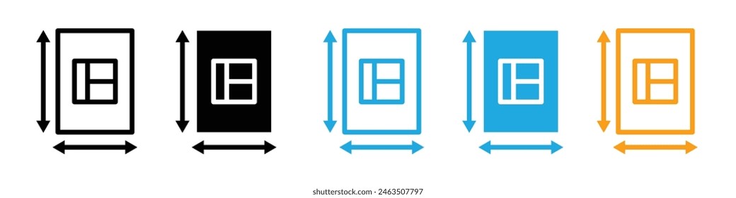 House Paket Symbol-Logo-Set Vektorgrafik