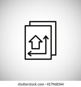 House plan Icon Vector