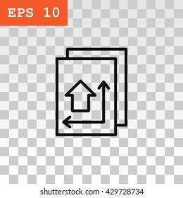House plan Icon Vector