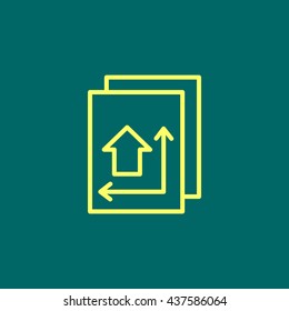 House plan Icon Vector