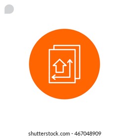 House plan Icon Vector.