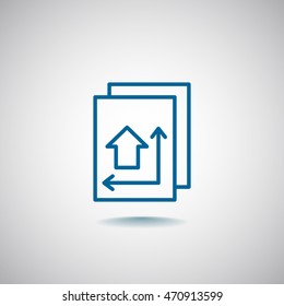 House plan Icon Vector.