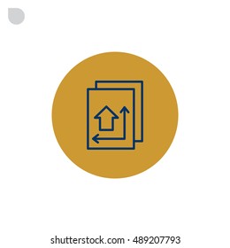 House plan Icon Vector.
