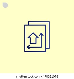 House plan Icon Vector.