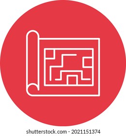 House Plan icon vector image. Can also be used for web apps, mobile apps and print media.
