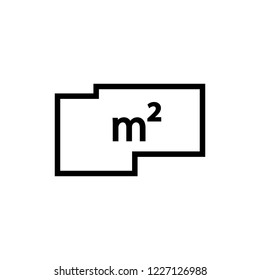 House plan line icon. Vector minimal home design concept linear sign or design element