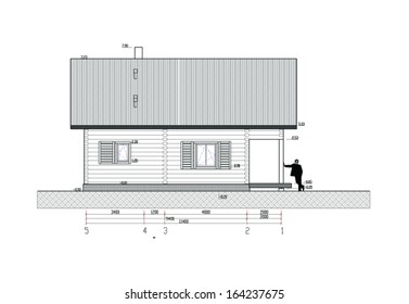 House plan / scheme. Vector illustration