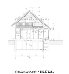 House plan / scheme. Vector illustration