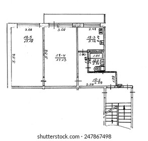 House plan / scheme. Vector illustration