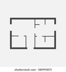 6,973 Simple floor plan Images, Stock Photos & Vectors | Shutterstock