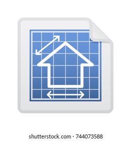 House Plans -  of the Realistic Icons Collection . A professional, realistic, pixel aligned icon.