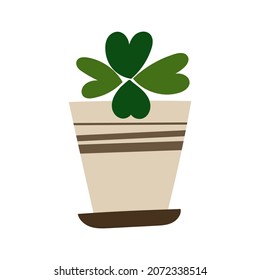 House plant design. Vector illustration.