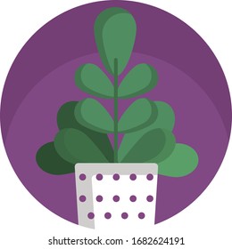 House plant icons vector format. Flower plant nature.