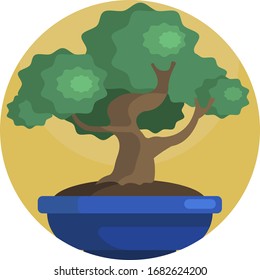 House plant icons vector format. Flower plant nature.