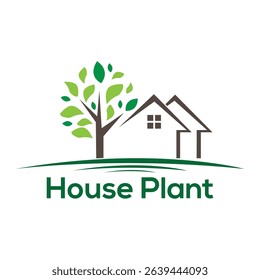 House Plant. House Plant logo and icon.