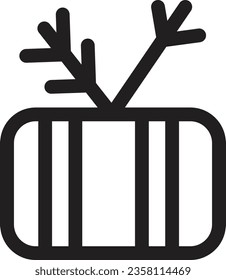 House Plant Pot Outline Icon