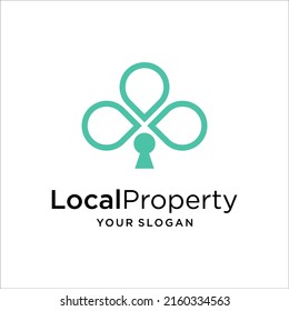 Punto de la casa reunir el vector del logotipo. Icono de pin con combinación de casa. Concepto de símbolo de ubicación de punto de mapa de gps creativo.