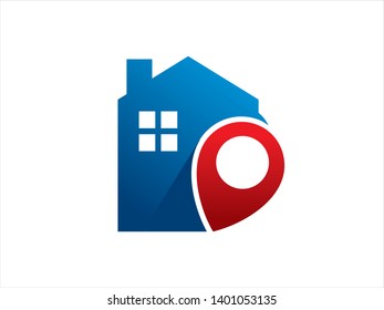 House Point Logo Template, Icon, Symbol