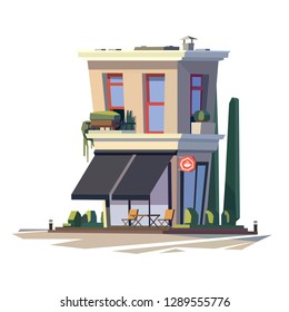 house polygon art
