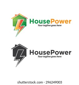 House Power Logo Template