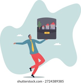 House price rising, value increase graph for real estate, housing or property investment, sales and market price,about a man and his life.