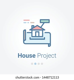 House Project vector icon design