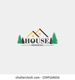 House properties logo concept.logo concept modern