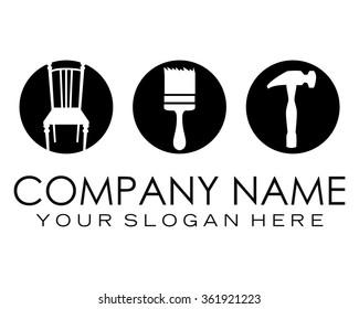 house properties logo icon vector