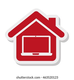 house property isolated icon vector illustration design
