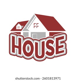 House property logo design vector