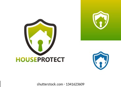 House Protect Logo Template Design Vector, Emblem, Design Concept, Creative Symbol, Icon
