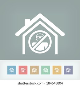 House protection concept icon