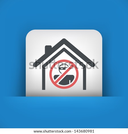 House protection concept icon