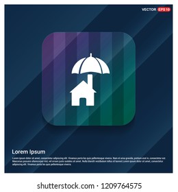House protection icon - Free vector icon