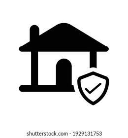House protection icon.security,home (vector illustration)