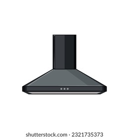 house range hood cartoon. extractor cooking, home interior house range hood sign. isolated symbol vector illustration