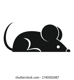 House rat icon. Simple illustration of house rat vector icon for web design isolated on white background