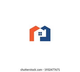 house, real estate abstract logo