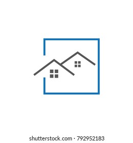 House and Real Estate Business Logo Template