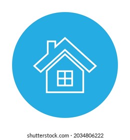house real estate icon vector