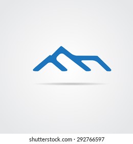 House Real Estate logo blue design