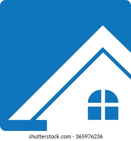 House Real Estate Logo Button