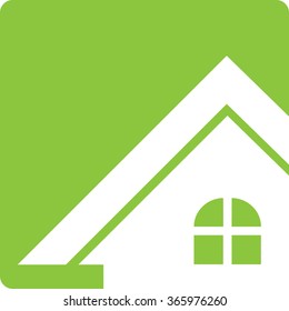 House Real Estate Logo Button