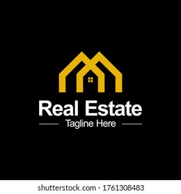 house real estate logo company template