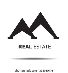 House Real Estate logo design Vector illustration EPS10